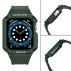 Pasek z etui ochronnym Protect Strap Band do Apple Watch 38 / 40 / 41 mm opaska obudowa pancerna - zielony