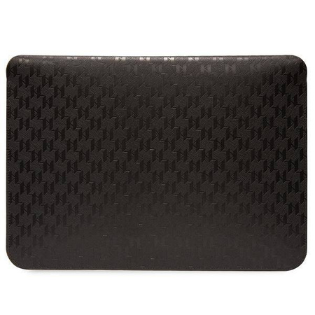 Karl Lagerfeld Sleeve KLCS14SAKHPKK 14" czarny/black Saffiano Monogram Ikonik