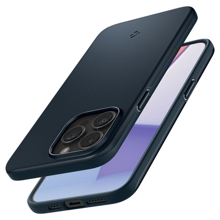 Etui Spigen Thin Fit na iPhone 15 Pro Max - czarny metal