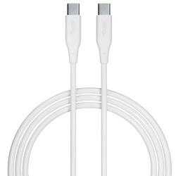 Allity kabel AUC-02 USB-C - USB-C 1,0 m 60W biały