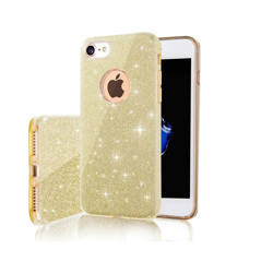 Nakładka Glitter 3in1 do iPhone XR złota