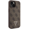 Oryginalne Etui APPLE IPHONE 15 PLUS Guess Hardcase Crossbody 4G Metal Logo (GUHCP15MP4TDSCPW) brązowe
