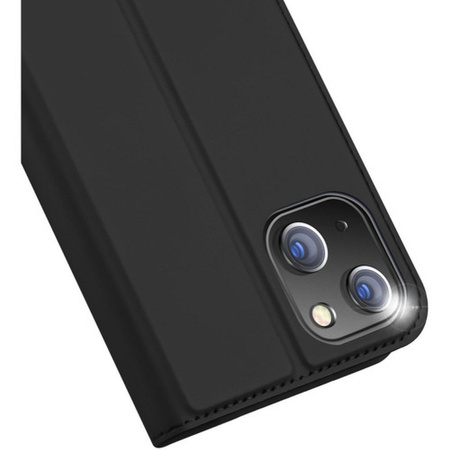 Etui do iPhone 15 Plus pokrowiec z klapką i portfelem Dux Ducis Skin Pro - czarne