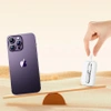 Joyroom Mini-Powerbank 10000 mAh Colourful Series 22,5 W mit 2 integrierten USB-C- und Lightning Kabeln weiß (JR-L012)