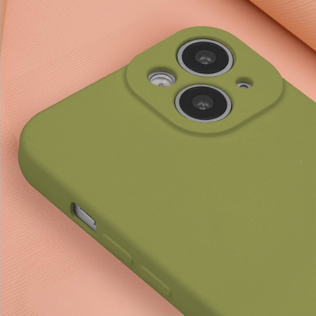 Nakładka Silicon do Xiaomi Redmi A3 4G (Global) oliwkowa