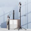 Blavec Selfie Stick Aluminium Fusion P08 tripod + pilot + 1 lampa 2,2 metra (SSFP08-TR1LB22) czarny