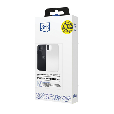 Apple iPhone 12 - 3mk Hardy MagSilicone White