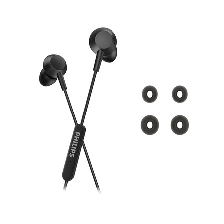 SŁUCHAWKI DOUSZNE PRZEWODOWE PHILIPS Phil-TAE5008BK/00 CZARNE