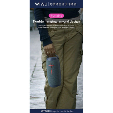 WiWU - Głośnik bezprzewodowy Thunder P40 LED Light