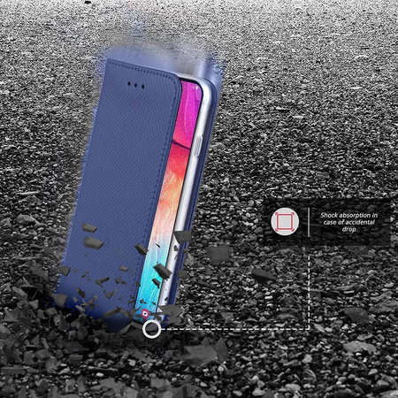 Etui REALME 8 5G portfel z klapką Flip Magnet granatowe