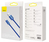 Baseus Crystal Shine Series Fast Charging Data Cable USB to iP 2.4A 2m Blue