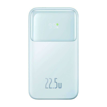Powerbank Baseus Comet z kablem USB do USB-C, 10000mAh, 22.5W (niebieski)