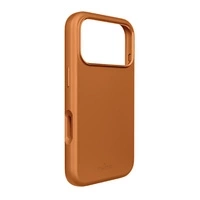 Pure Icon Mag Pro Liquid Silicone Case für iPhone 17 Pro, MagSafe kompatibel, mit Kameraschutz und Aluminiumtasten - Orange