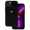Vennus Silicone Heart Case do Iphone 14 Plus wzór 1 czarny