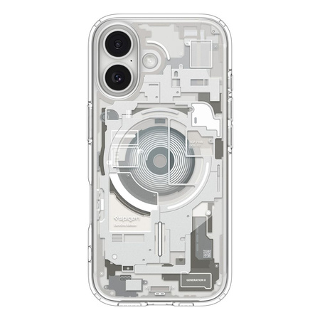 SPIGEN futerał ULTRA HYBRID MAG kompatybilny z MagSafe do IPHONE 17 zero one natural titanium