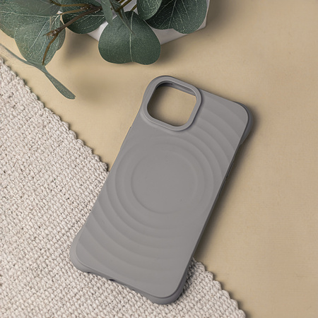 Nakładka Circle Mag do iPhone 16 Plus 6,7&quot; szara