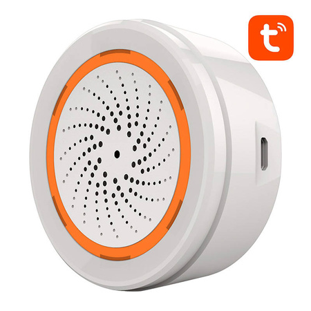 Inteligentna Syrena Alarmowa NEO NAS-AB02B, ZigBee TUYA