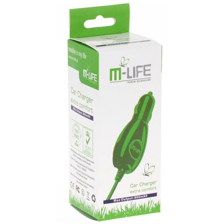 ŁADOWARKA SAMOCHODOWA 1A CZARNA NOKIA 6101 M-LIFE CIENKI WTYK 800mA