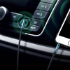 Ugreen kątowy kabel AUX 2 x mini jack 3,5 mm 1m niebieski (AV112)