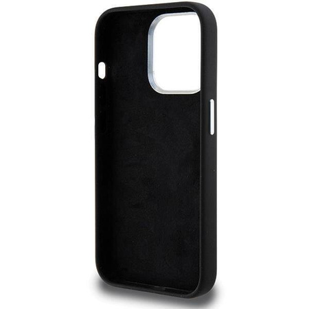 Etui BMW Signature Liquid Silicone MagSafe na iPhone 15 Pro Max - czarne