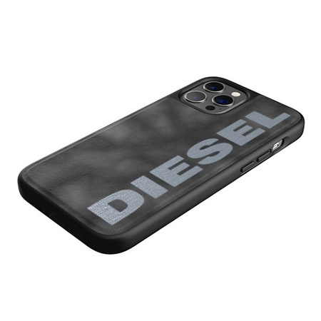 Diesel Moulded Case Bleached DenimiPhone 12/12 Pro szaro-biały/grey-white 44297