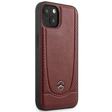 Case IPHONE 14 PLUS Mercedes Leather Urban Line (MEHCP14MARMRE) red
