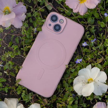 Nakładka Simple Color Mag do iPhone SE 2024 różowa