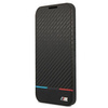 Case BMW BMBKS22SPUCARTCBK S22 S901 black / black bookcase M Collection Triangles