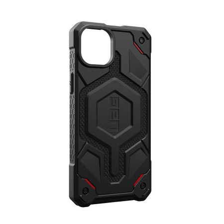 UAG Monarch Pro - protective case for iPhone 15 Plus, compatible with MagSafe (kevlar black)