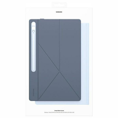 Original Handyhülle SAMSUNG TAB S10 ULTRA 14.6 / S9 ULTRA 14.6 Samsung Smart Book Cover (EF-BX910PLEGWW) blau