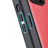Dux Ducis Fino etui pokrowiec pokryty nylonowym materiałem iPhone 14 Plus czerwony