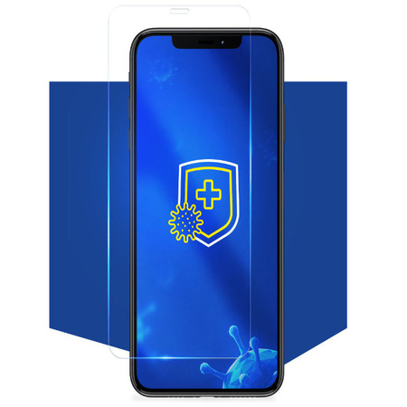 3MK Silver Protect+ iPhone X/XS Folia Antymikrobowa montowana na mokro