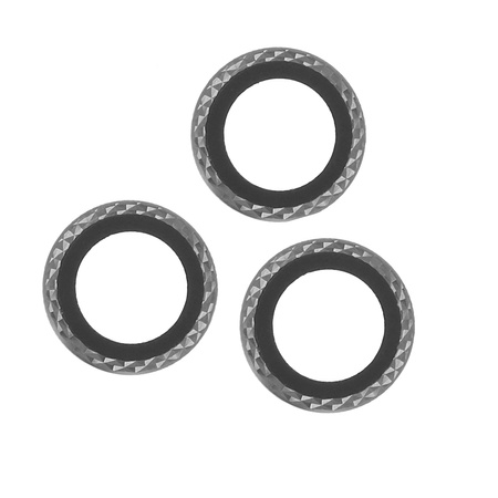 Zestaw szkieł na aparat do iPhone 14 6,1" black rhombus (2 sztuki)