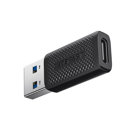 Acefast J2 USB-C 3.0 (weiblich) auf USB-A 3.0 (männlich) 5 Gbit/s Adapter – Schwarz