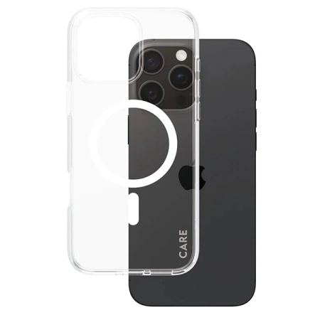 CARE by PanzerGlass Flagship Case iPhone 16 Pro Max 6.9&quot; white/white MagSafe 1340