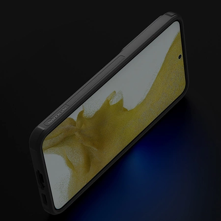 Nillkin Textured S Case für Samsung Galaxy S23+ Panzerhülle mit Kameraabdeckung schwarz