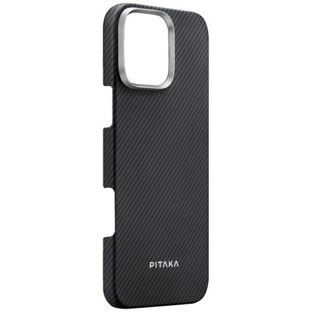 Etui PITAKA Ultra-Slim MagSafe do iPhone 16 Pro Max czarno szary