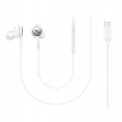 Original headphones Samsung AKG IC100BW GP-TOU021CSKWW USB-C White (bulk EU)