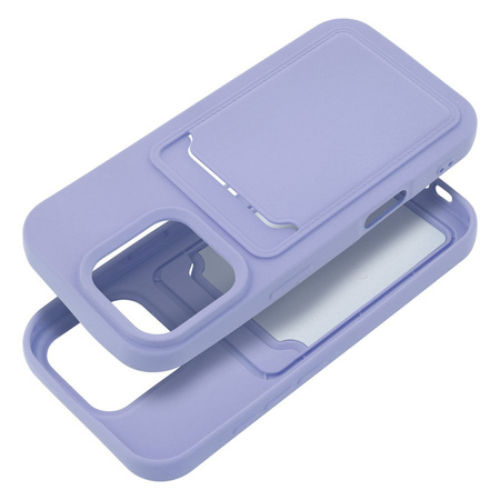 Futerał CARD CASE do IPHONE 16 Pro fioletowy