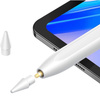 Baseus Smooth Writing 2 Overseas Edition Stylus mit aktiver Spitze für iPad mit austauschbarer Spitze – Weiß