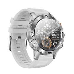 HOCO smartwatch / inteligentny zegarek Y20 smart sport (możliwość połączeń z zegarka) srebrny