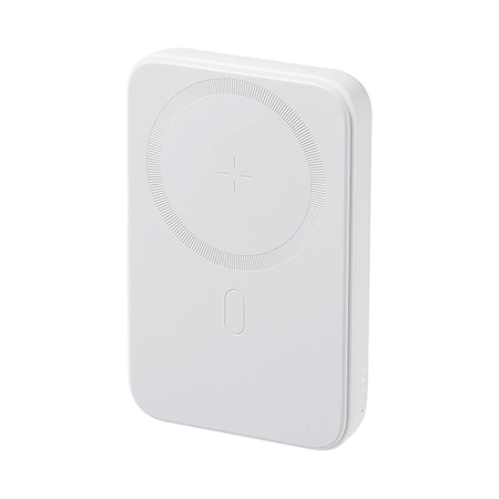 Joyroom JR-W020 20W Mini magnetic wireless power bank 10000mAh White with USB to Type-C 0.25m Cable Black
