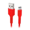 SBS TECABLEMICROC15R USB-A - USB-C Cable 1.5m - Red