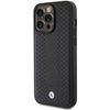 BMW Leather Diamond Pattern case for iPhone 15 Pro Max - black