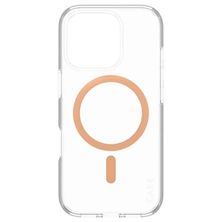 CARE by PanzerGlass Flagship Case iPhone 16 Pro 6.3&quot; Peachy MagSafe 1374