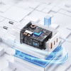 Ładowarka Sieciowa USAMS 2xUSB-C+1xUSB 65W (only head) GaN PD3.0 +QC3.0 Fast Charging biały/white Sandru Series CC180TC02 (US-CC180)