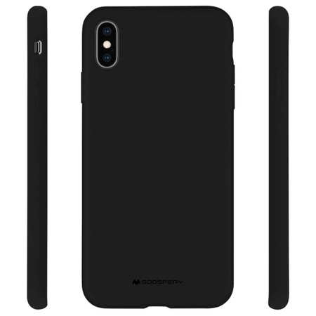 MERCURY SILICONE CASE IPHONE 14 PRO MAX (6.7), BLACK / CZARNY