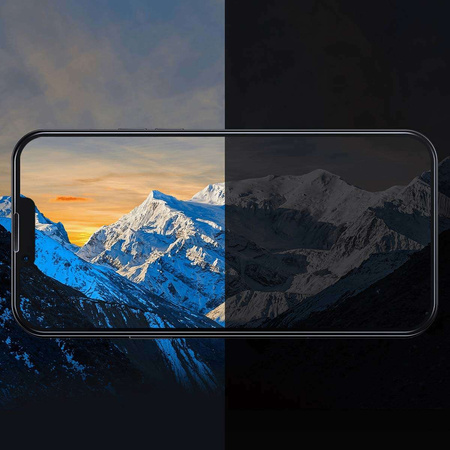 Baseus Vollbild-Hartglas für iPhone 14 Plus / 13 Pro Max mit Lautsprecherabdeckung 0,4 mm + Montageset