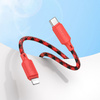Kabel USB C do Lightning Hoco PD 27W 1 m X116 gradient czerwony