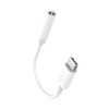 DENMEN ADAPTER HF TYP-C DO JACK 3.5 CALA BIAŁY AUDIO JACK DU01